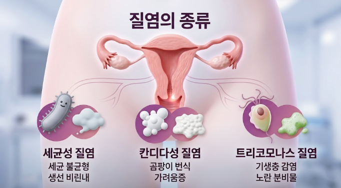질염이 자꾸 재발한다면? 원인부터 다시 짚어야 하는 이유 관련 해부 구조 그림